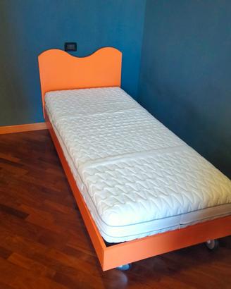 letto+materasso Memory sfoderabile 