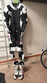 tuta Biesse XL più stivali TCX rt pro n.42 