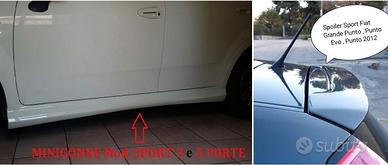 Minigonne + spoiler modello sport Grande Punto , P