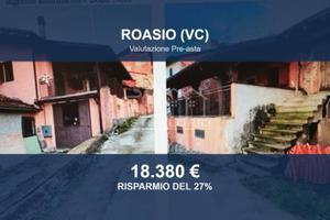 Immobile in asta di 175 m² con box auto a Roasio