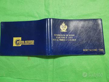 divisionale San Marino 1988 con 1000 argento 