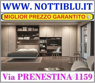 Letto a Scomparsa LUNA 2 piazze by Notti Blu