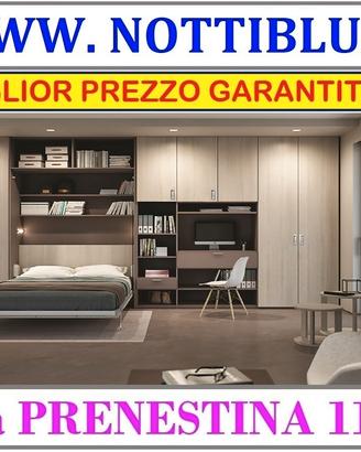 Letto a Scomparsa LUNA 2 piazze by Notti Blu