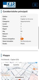 Appartamento 64mq Cagliari via Doberdo’