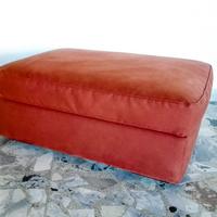 Pouf rosso microfibra Divani&Divani