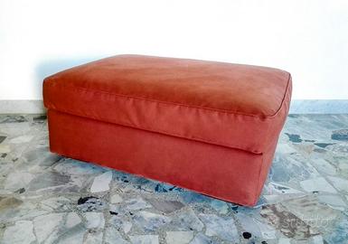 Pouf rosso microfibra Divani&Divani