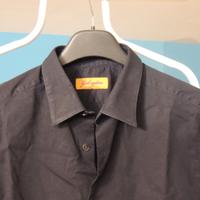 Camicia blu in cotone GABARDINE taglia 15 e mezzo