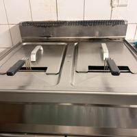 Friggitrice Professionale 2 Vasche Acciaio Inox