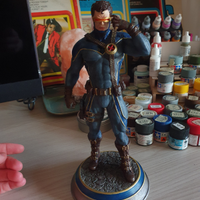 Ciclope 3D 24 cm dipinto mano action figure x-men