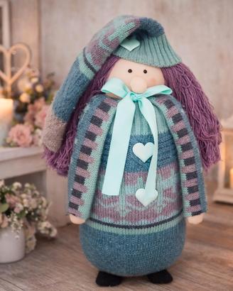 Gnoma grande fatta a mano - 40 cm