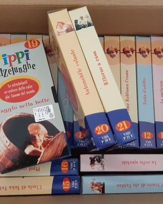 Serie completa Pippi Calzelunghe VHS