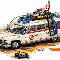 Ghostbusters ECTO-1 - Compatibile 10274 - 2352 Pz