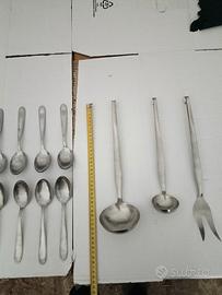 lotto utensili acciaio inox 