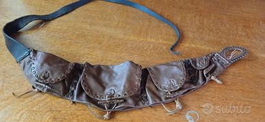 cintura marsupio in pelle