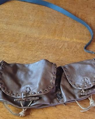 cintura marsupio in pelle
