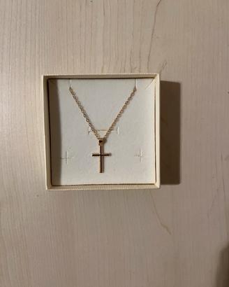 Collana con crocifisso d oro