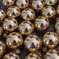 90 palline natalizie colore oro con punta albero