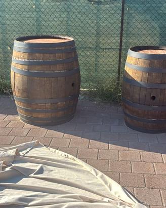 N. 6 Botti in Legno Barrique - Ideali per Dehor e
