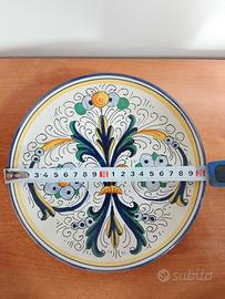 piatto DERUTA originale 20 cm made in italy