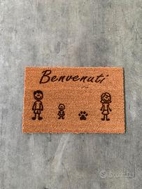 ZERBINO TAPPETO "BENVENUTI"