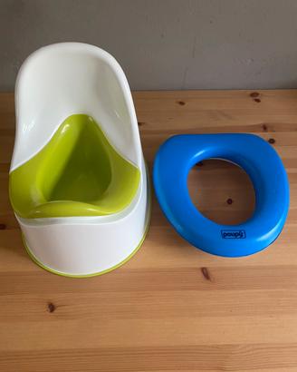 Vasino LOCKIG Ikea e riduttore WC morbido Poupy