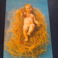 stampa su presepe napoletano storico Gesù Bambino