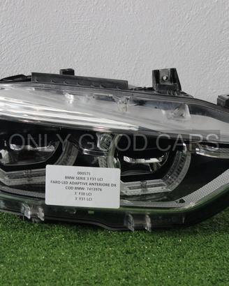 Faro led adatt ant dx bmw serie 3 f31 lci | 000575