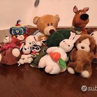Simpatici Peluches assortiti