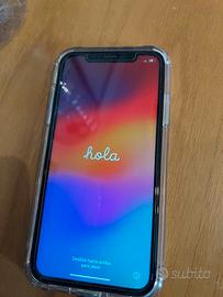 I Phone XR bianco con accessori 128 GB