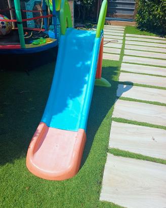 Scivolo feber con getto d'acqua