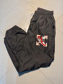 TrackPants Nike con Patch Jordan stile Off-White