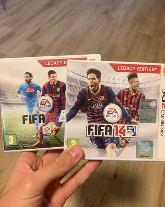 Fifa 14 e 15 Nintendo 3ds