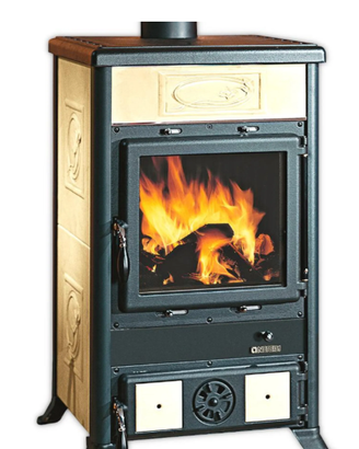 Stufa a legna 9 KW Nordica Rossella