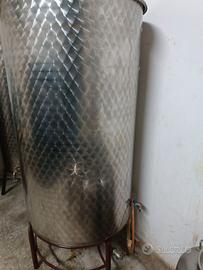 contenitori in acciaio inox per vino e olio