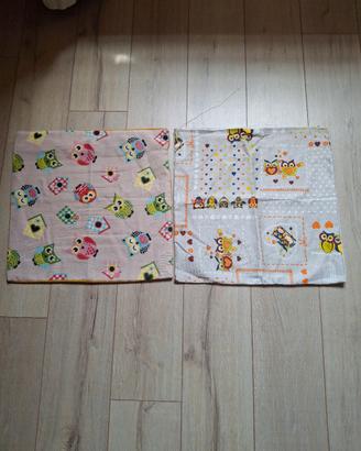 Federa Cuscino Gufi misura 49x49