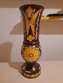 vaso in legno