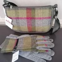 Borsa e guanti coordinati