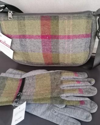 Borsa e guanti coordinati