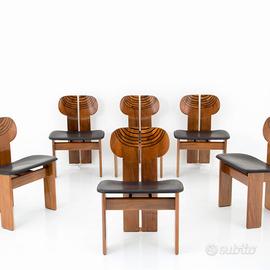 Sedie "Africa" di Afra & Tobia Scarpa per Maxalto
