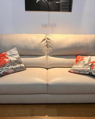 DIVANO IN PELLE 3 POSTI "POLTRONESOFÀ"