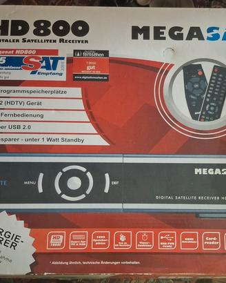 Ricevitore Satellitare Digitale HD 800 MEGASAT