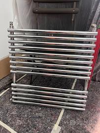 Scaldasalviette cromato