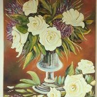 Quadro moderno olio su tela 50x60cm Nuovo