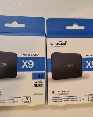 SSD 4 TB Crucial X9 - NUOVO