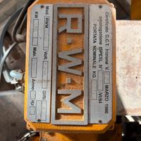 Montacarichi RWM modello 250T2V1