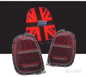 FANALI A LED MINI COOPER F55 F56 F57 14-17 ROSSO A
