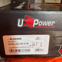 Scarpe antinfortunistiche u power red lion 43