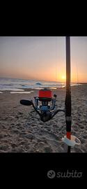canne surfcasting con mulinelli 