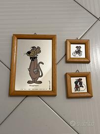Specchio Snagglepuss Hanna-Barbera e 2 quadretti