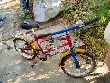 bicicletta Bianchi vintage bambino/a